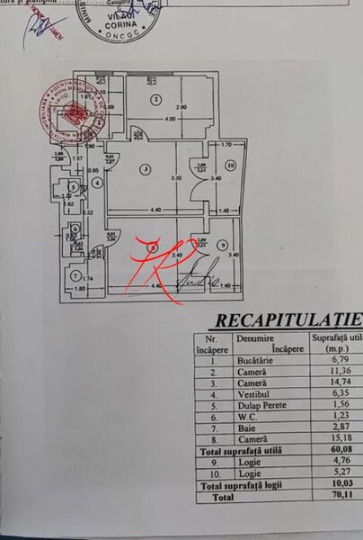 Piata Natiunile Unite, vanzare apartament 3 camere.